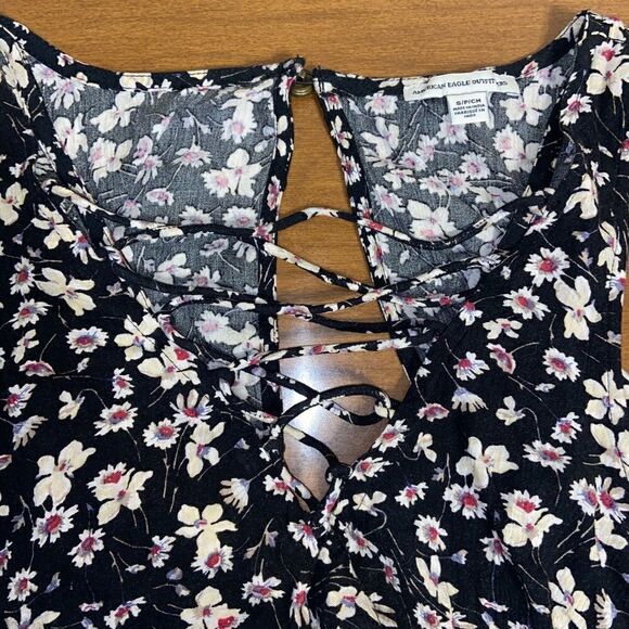 American eagle cold shoulder romper - Picture 6 of 8